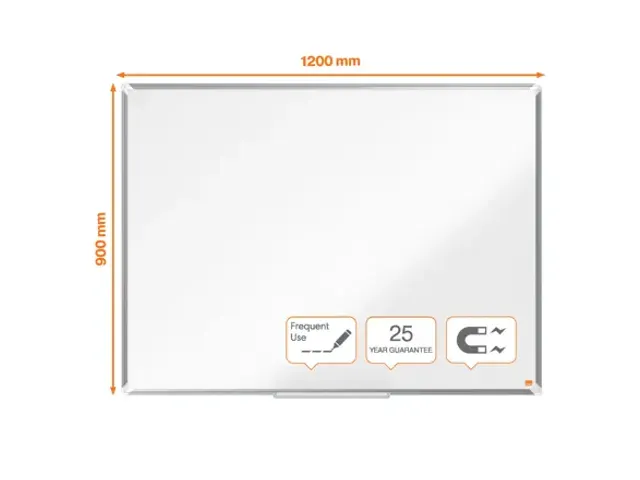 Whiteboard Nobo Premium Plus 90x120cm emaille