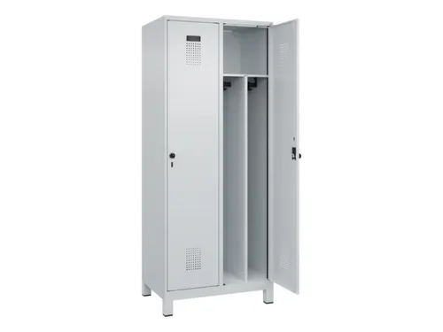 locker voor scheiding van kleding,HxBxD 1950x800x500mm,2vak