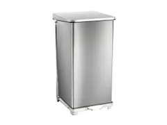 Industriële pedaalemmer 90 Liter Mat RVS