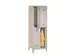 dubbeldekse locker,HxBxD 1850x600x500mm,2x2vak.,RAL7035,front RAL7016