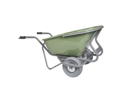 Elektrische kruiwagen,230l,HxBxD 730x880x1600mm,HDPE-bak,groen