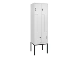 Z-garderobekast,HxBxD 2120x600x500mm,vak B 150/300mm,draaigrendel