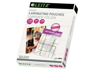 Lamineerhoes Leitz A6 2x125 micron EVA 100stuks - 1