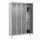 locker,HxBxD 1950x1200x500mm,4vak,vak B 300mm,draaigrendel,voeten