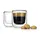 Set Espressokopjes 2Glazen Thermoglas 80Ml Per Kopje
