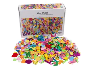 Foamstickers Creativ diverse vormen zelfklevend doos à 2640st assorti - 2