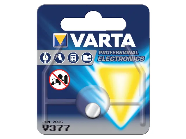 Batterij Varta knoopcel V377 horloge blister à 1stuk