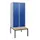 locker met bank,HxBxD 1950x800x815mm,2vak,vak B 400mm,draaigrendel