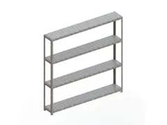 breedvakstelling,grondveld,HxBxD 2470x2504x400mm,vakl. 400kg