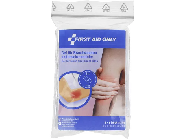 Brandwondengel First Aid Only pak 8 stuks à 3,5g