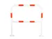 arceau de protection,p. int./ext.,HxlxP 1000x1000x150mm,acier