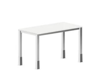 In hoogte verstelbaar bureau,HxBxD 720-840x1200x600mm,Bl-wit - 2