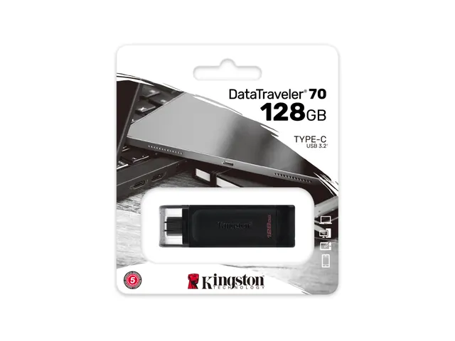 Usb Stick 128GB DataTraveler 70 Zwart
