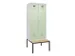 locker met bank,voor scheiding van kleding,HxBxD 2120x800x815mm,2vak