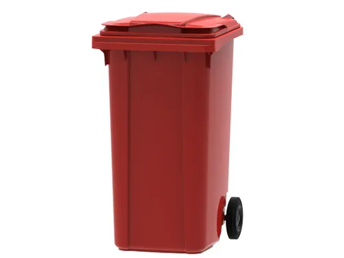 Mini-container 240 liter Rood