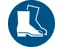 Pictogramme Djois Chaussures de sécurité obligatoire ø200mm bleu