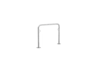 fietsbeugel,L 1000mm,stalen buis,ronde buis,m. stalen ogen - 1