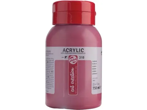 Talens Acrylverf Art Creation Essentials Karmijnrood 750 ml