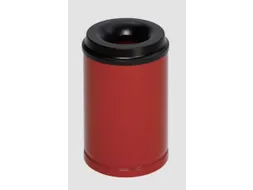 prullenmand zelfblussend 15 liter HxØ 370x250mm kop zwart rood