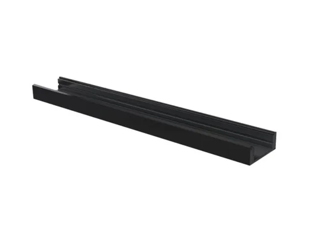 Slimline 7mm - Profiel Voor Ledstrip - 2m - Zwart