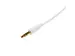 Câble audio stéréo Mini-Jack 3,5 mm slim 2m Blanc