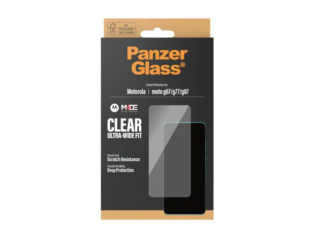 PanzerGlass Screen Protector Motorola Moto G77 | Moto G67 | Moto G8