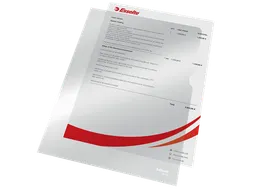 L-map Esselte Standaard A4 Pp Transparant 0.11mm