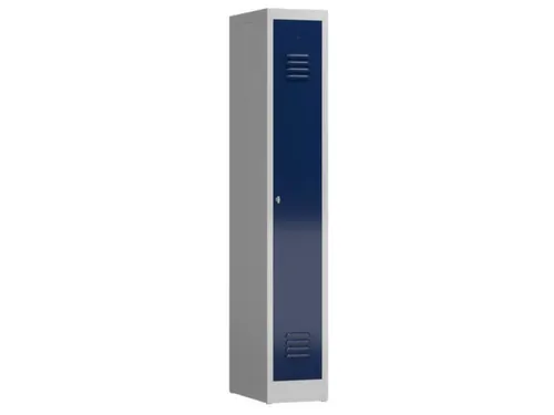 garderobekast,HxBxD 1800x310x500mm,1vak,klink,sokkel,romp RAL7035