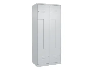 Z-garderobekast,HxBxD 1850x800x500mm,vak B 200/400mm,cil.-slot - 1
