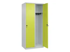 locker,HxBxD 1850x800x500mm,2vak,vak B 400mm,draaigrendel
