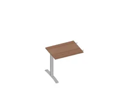 aanbouwtafel,i.h.v.,v. C-voet,HxBxD 620-820x800x600mm