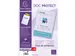 Sachet de 10 étuis de protection simples PVC Haute Qualité 30/100e -