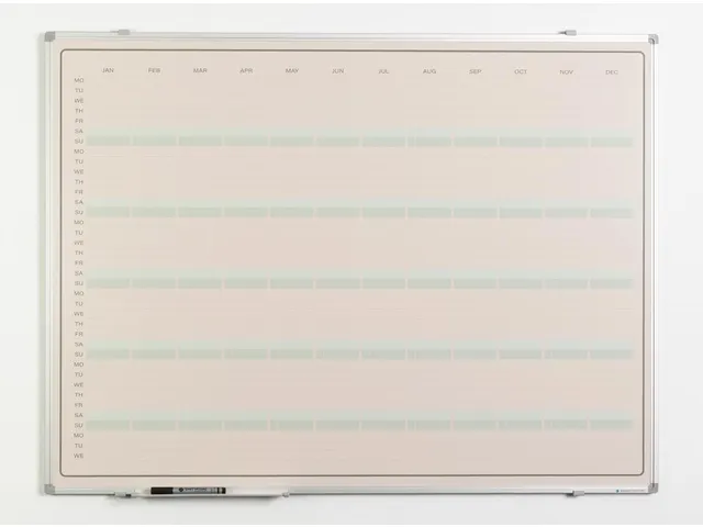jaarplanner Elegance magnetisch 90x120cm Engels