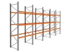 palletstelling,basis+4xaanbouw,HxBxD 3990x9725x1100mm,vakl. 3000kg