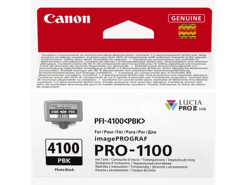 6777C001 Canon PFI4100PBK IPF inkt foto zwart