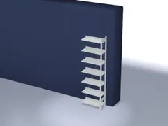 dossierstelling,aanbouwveld,HxBxD 2350x760x335mm,vaklast 60kg