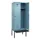 locker met bank,HxBxD 2120x800x815mm,2vak,vak B 400mm,draaigrendel