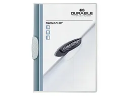 Klemmap Durable 2260 swingclip wit A4 3mm