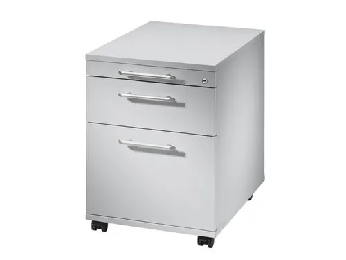 Ladenblok Wit 590x430x580mm Pennenlade 1lade Hangmappenlade Stanggreep