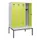 locker met bank,HxBxD 1950x1200x815mm,4vak,vak B 300mm,cilinderslot