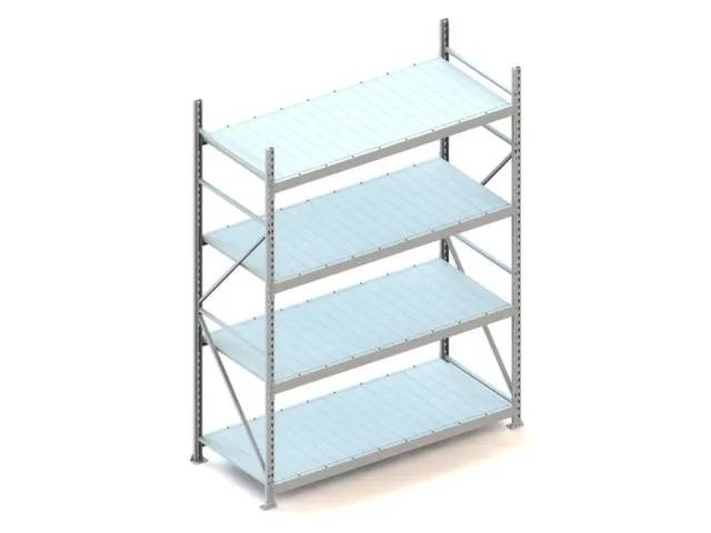 Breedvakstelling Basisveld 2500x1800x800mm 4 Stalen Legborden 600kg