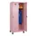 locker,HxBxD 1950x800x500mm,2vak,vak B 400mm,draaigrendel,voeten
