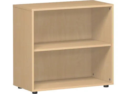 kantoorstelling,HxBxD 752x800x400mm,1xhouten vloer,2ordnerhoogtes