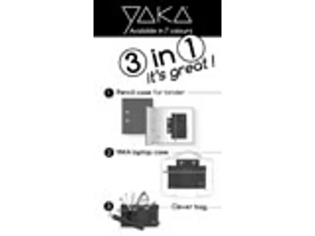 Etui 3 In 1 Kit, Donkergrijs