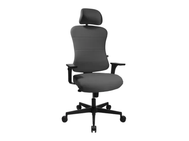 chaise de bureau pivotante,Mécan. synchrone,a. accoudoirs,appui-tête