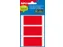 Apli Gekleurde Etiketten 34x67mm Rood