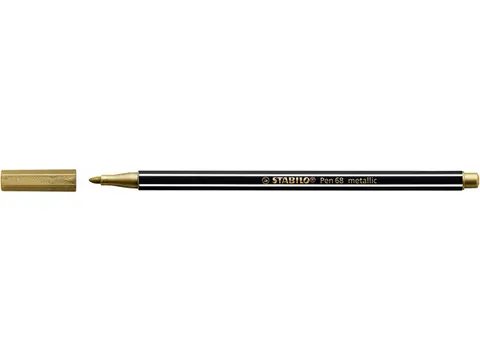 Viltstift STABILO Pen 68/810 medium metallic goud