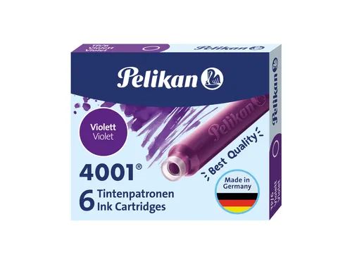 Inktpatroon Pelikan 4001 violet 6 stuks