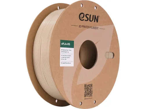 eSUN 3D printer Filament ePLA+HS 1,75mm Ivoor Wit 1kg