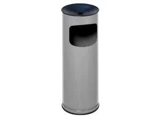 Combi-Asbak 610x250mm Aluminium Opvangbak Zwart Zilver 17 Liter - 2